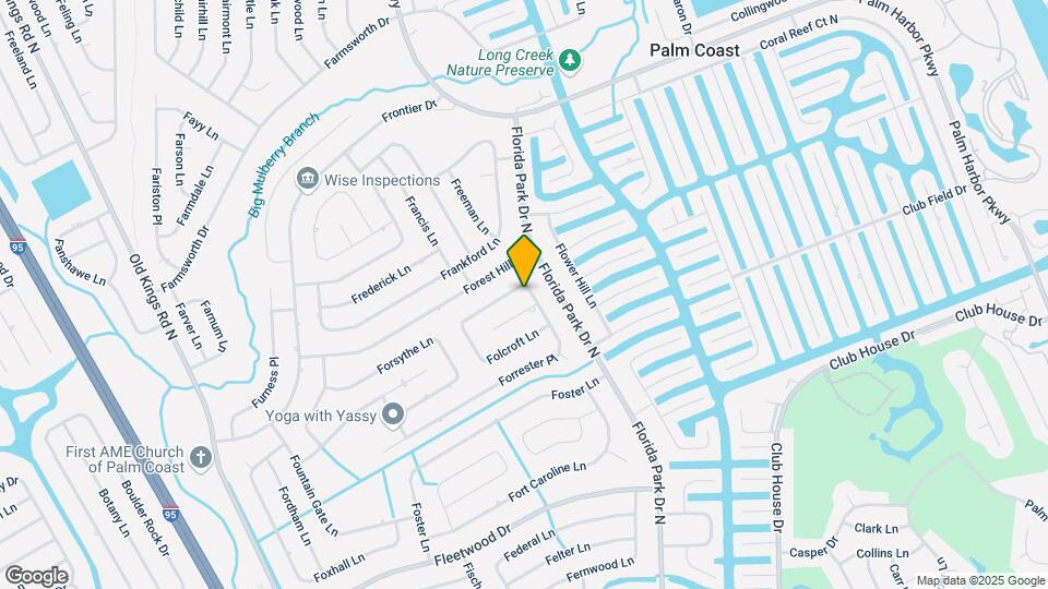 1 Folcroft Ln Map and Location Details