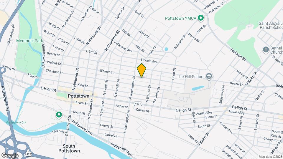 532 Walnut St Mapa y Detalles de la Ubicación