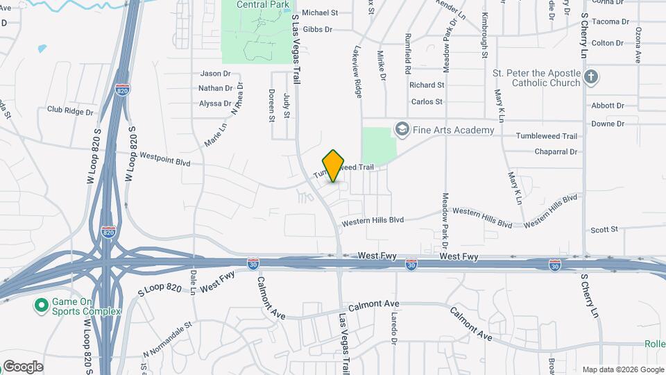 1823 S Las Vegas Trail, Unit 1 Map and Location Details