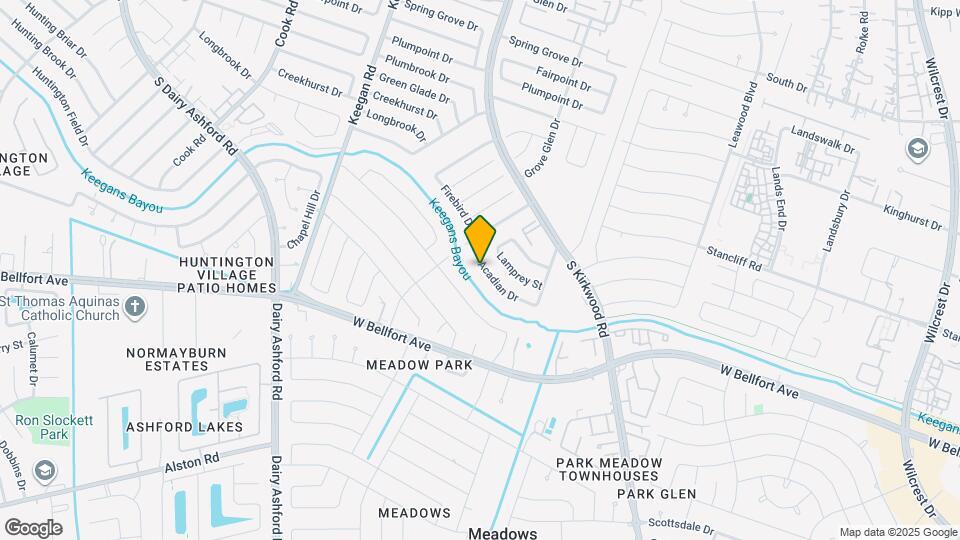 11827 Acadian Dr Map and Location Details