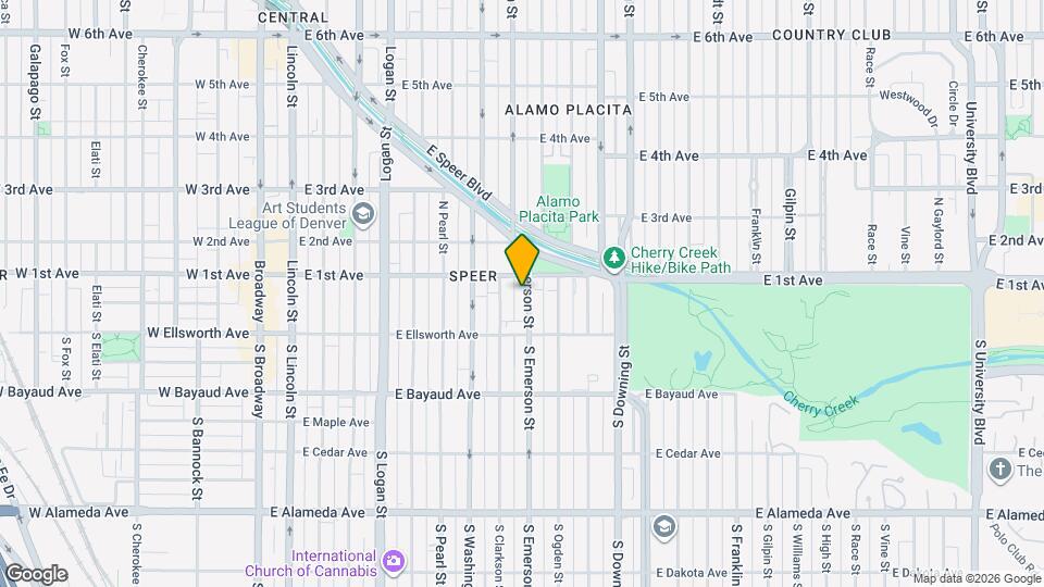 75 N Emerson St, Unit 104 Map and Location Details