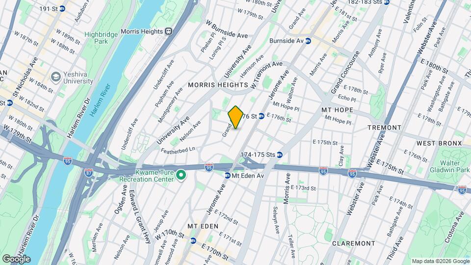 1711 Davidson Ave Mapa y Detalles de la Ubicación