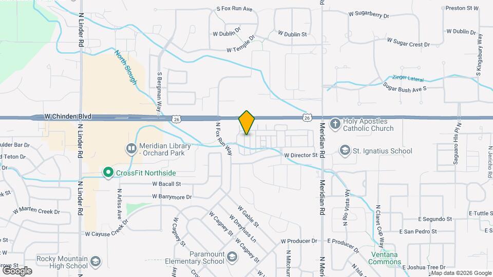 6253 N Winward Ln Map and Location Details