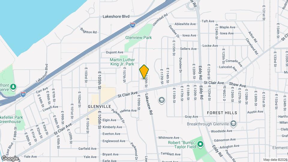 576 E 110th St Map and Location Details