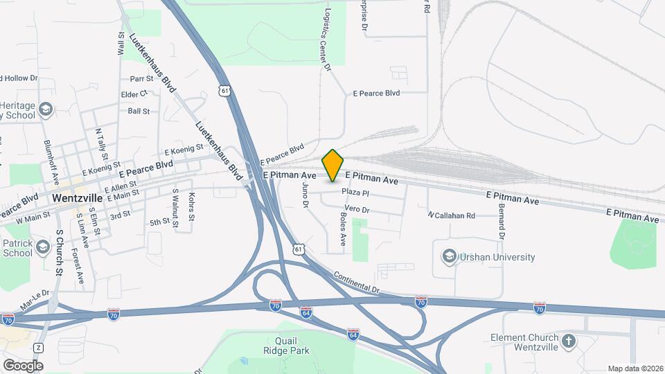 1415 Plaza Pl Map and Location Details