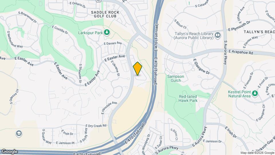 7170 S Wenatchee Way Map and Location Details