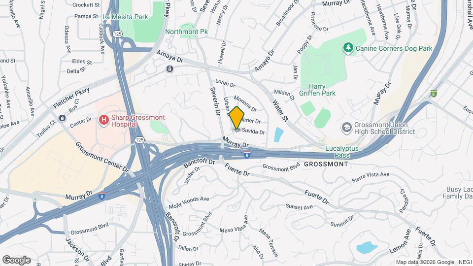 9351 La Suvida Dr Map and Location Details