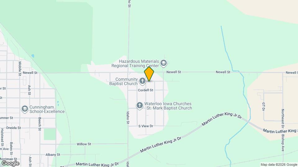 610 Anthony St Map and Location Details