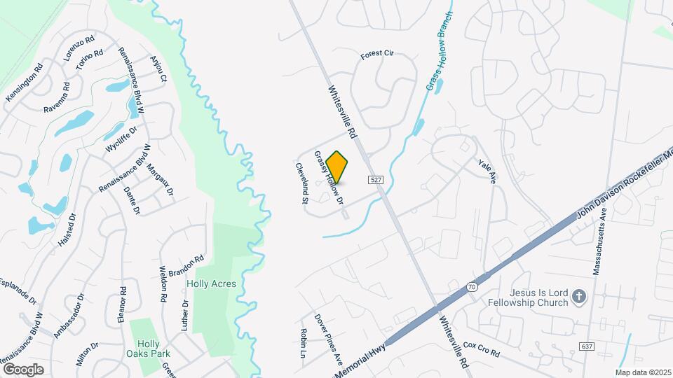 2106 Grassy Hollow Dr Map and Location Details
