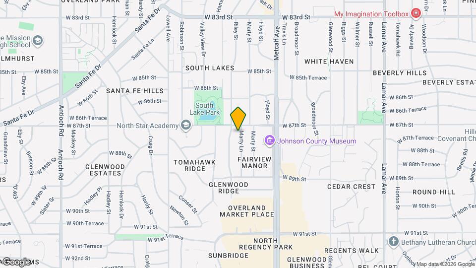 8712 Marty Ln Mapa y Detalles de la Ubicación