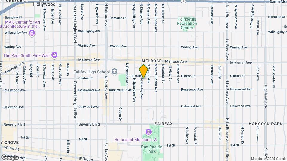 534 N Stanley Ave Map and Location Details