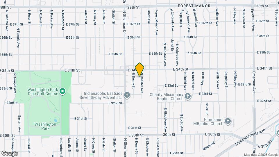 3354 N Chester Ave Map and Location Details