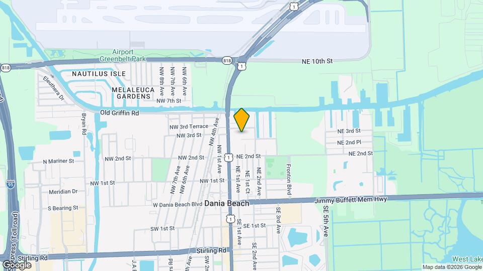 101 NE 2nd Pl Map and Location Details