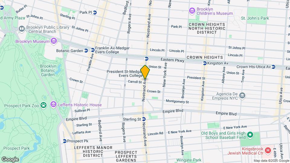860 Nostrand Ave Map and Location Details