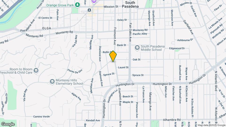 1609 Fremont Ave Mapa y Detalles de la Ubicación