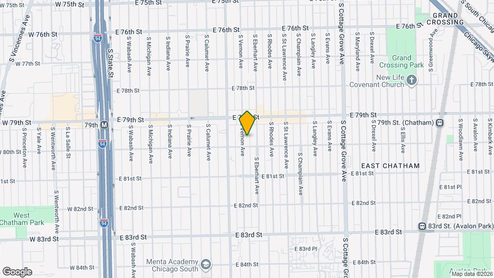 7947 S Vernon Ave, Unit 3 Map and Location Details