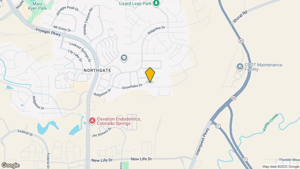 2030 Silver Creek Dr Map and Location Details