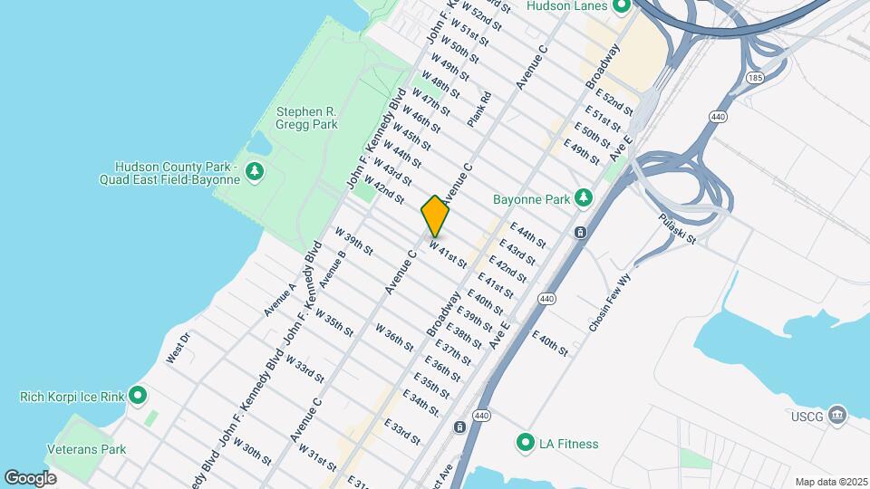 43 W 41st St, Unit #2 Mapa y Detalles de la Ubicación