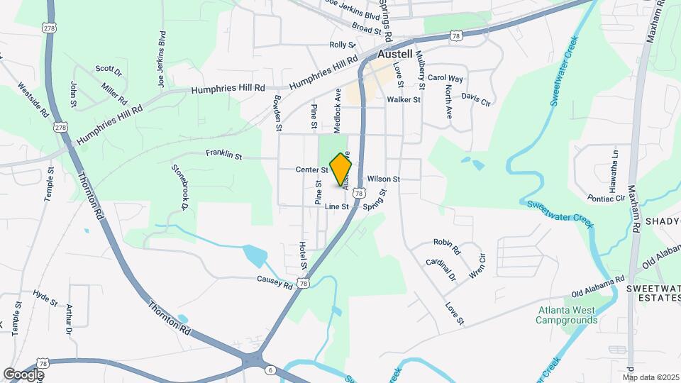 6118 SW Austell Ave Mapa y Detalles de la Ubicación