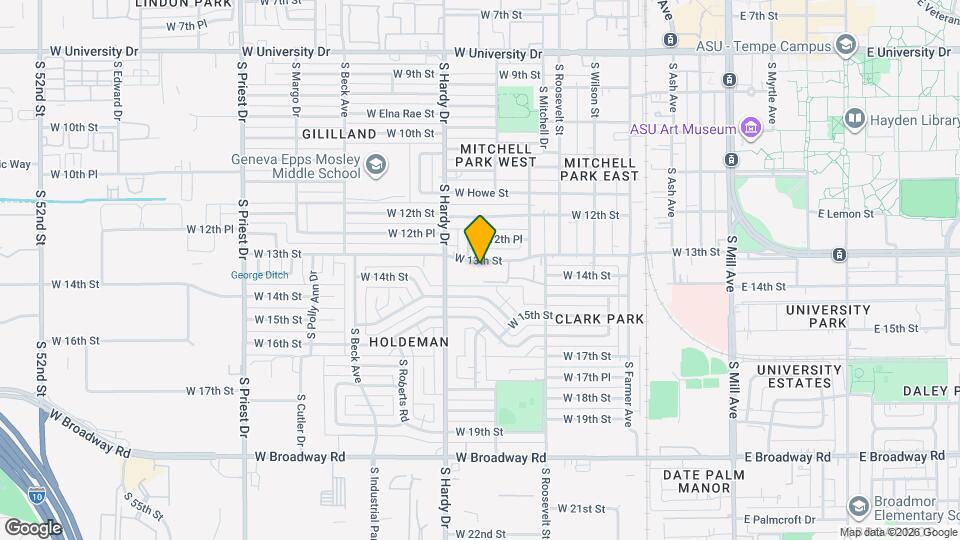 1320 S McKemy St Map and Location Details