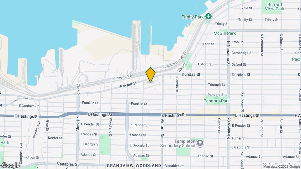 1833 Triumph St Map and Location Details