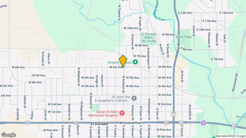 627 N Atchison St Map and Location Details