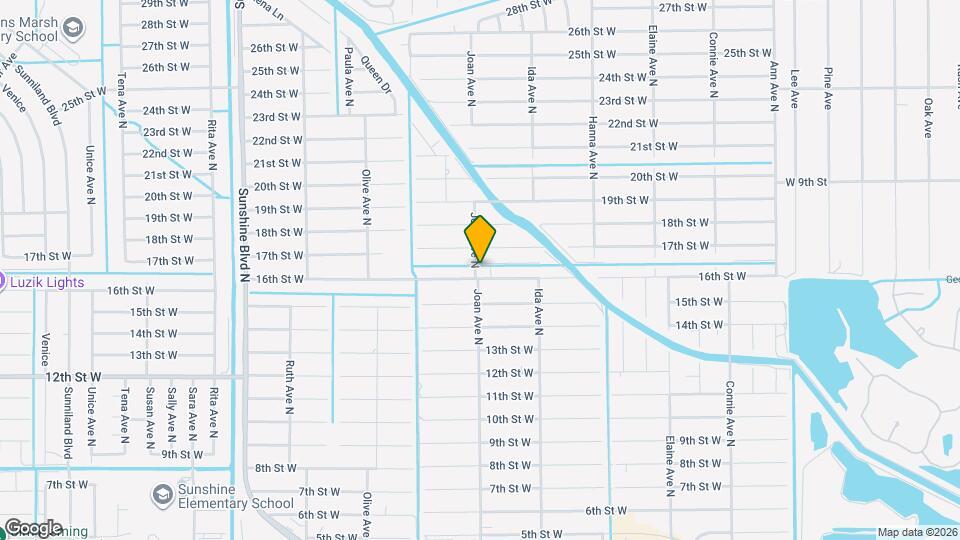 2918 16th St W Map and Location Details