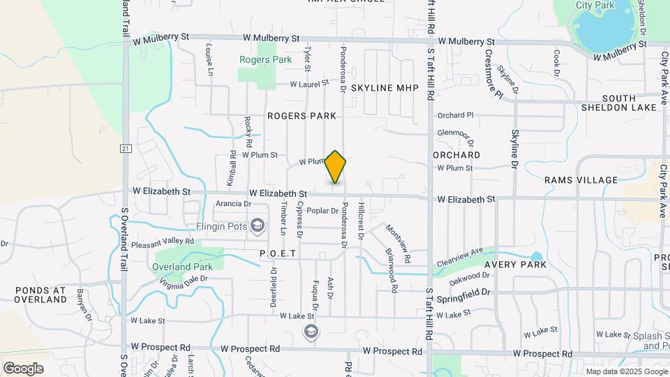 2404 W Elizabeth St Map and Location Details