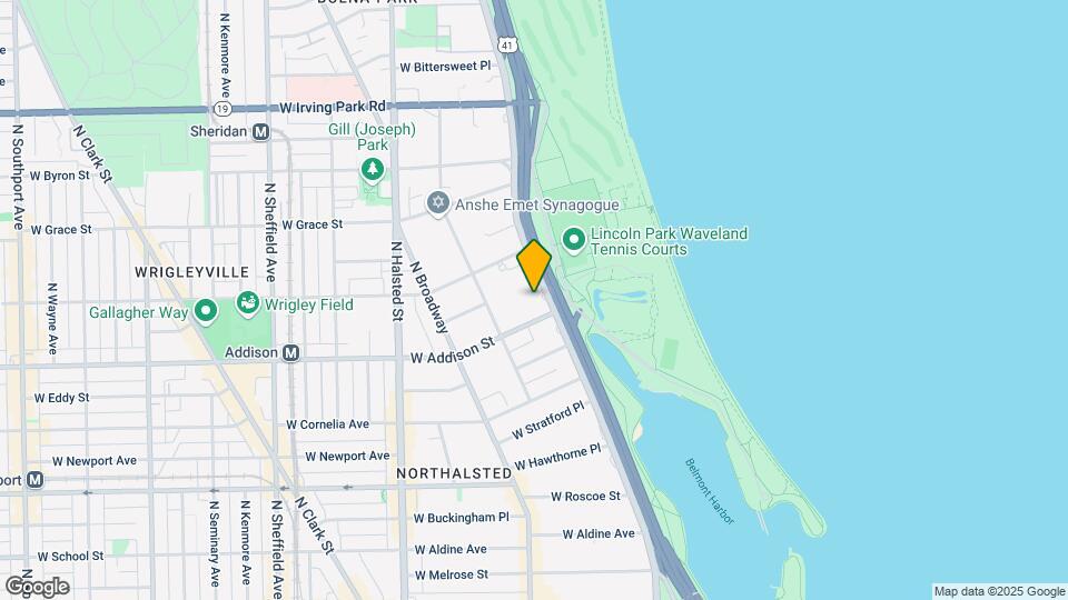 3600 N Lake Shore Dr, Unit 1518 Map and Location Details