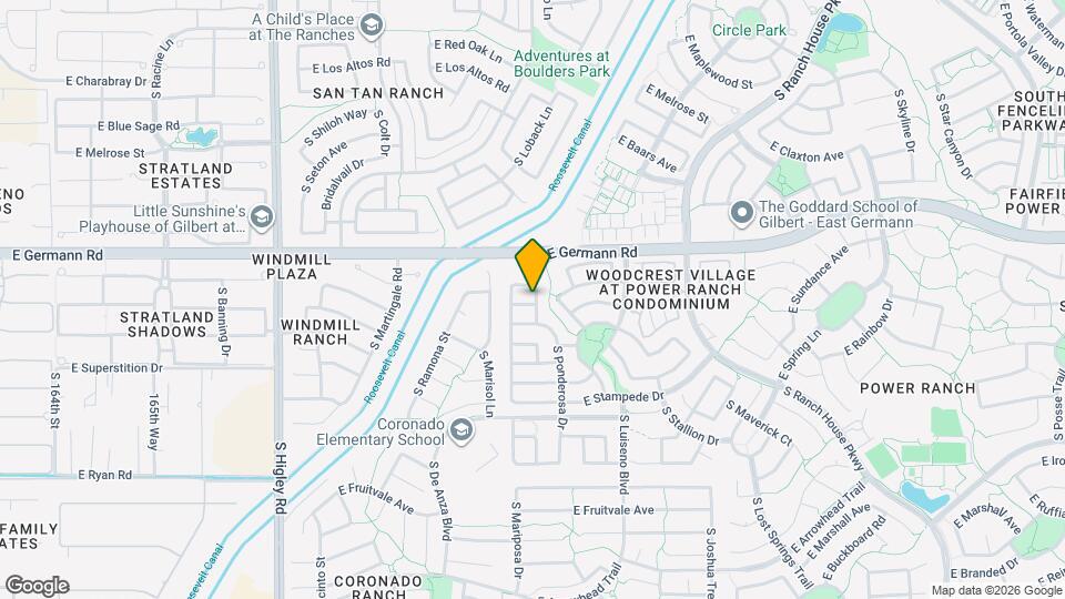 3664 E Sebastian Ln Map and Location Details