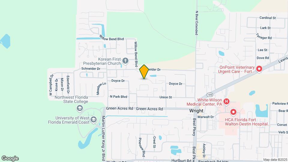 1828 Whispering Oaks Ln Map and Location Details