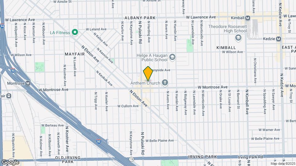 4416 N Harding Ave Mapa y Detalles de la Ubicación
