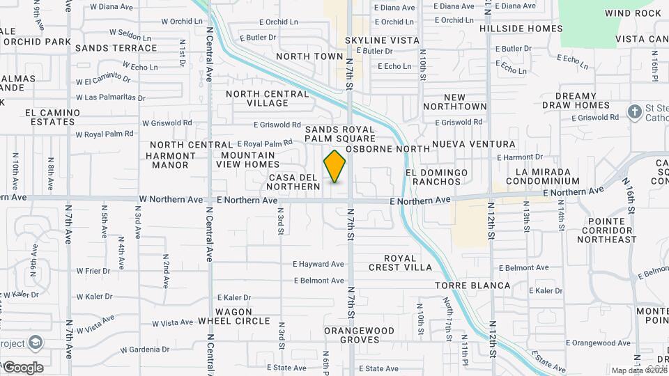 616 E Manzanita Dr Map and Location Details