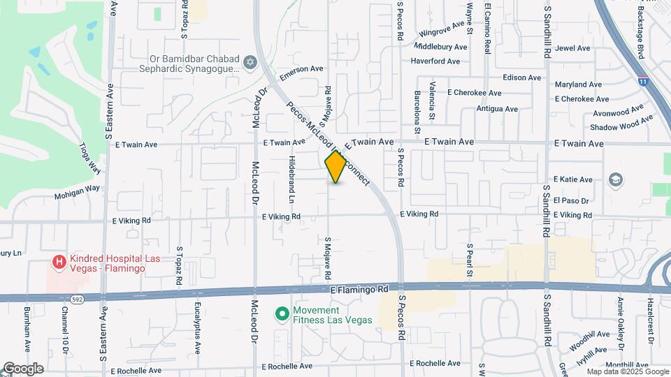 3838 S Mojave Rd Map and Location Details