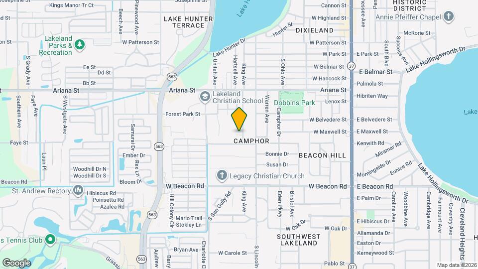 1703 King Ave Map and Location Details