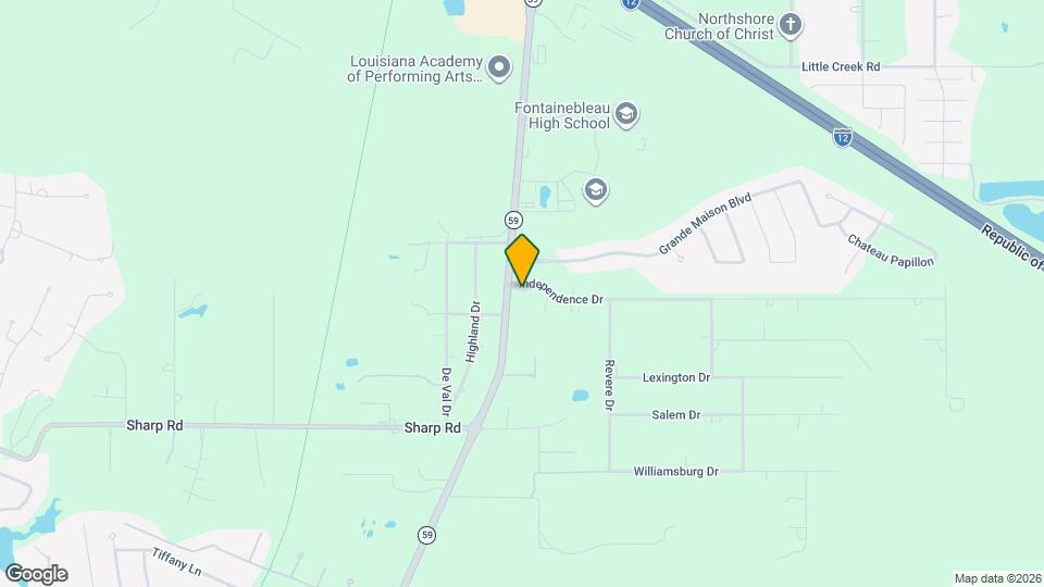 90 Independence Dr Mapa y Detalles de la Ubicación