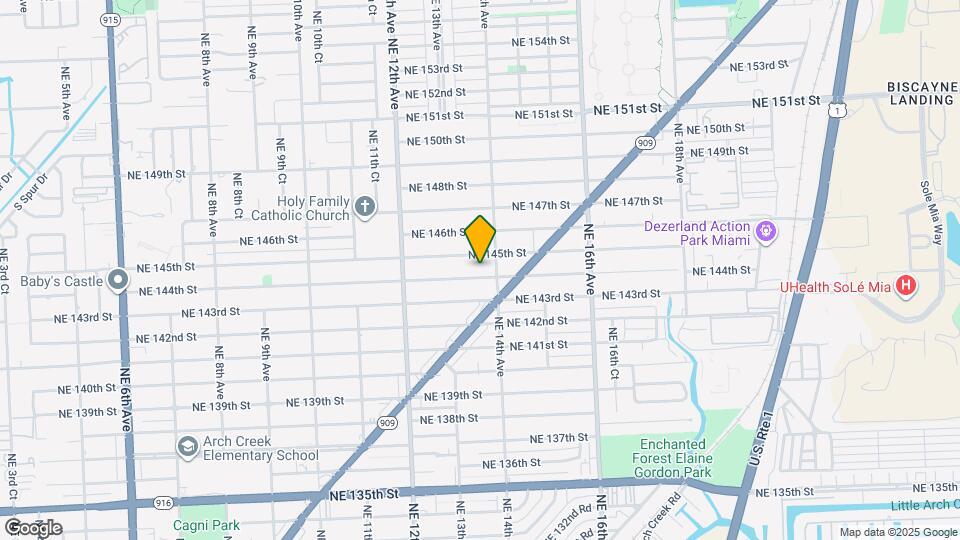 1371 NE 144th St Map and Location Details