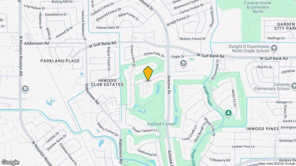 5921 Arncliffe Dr Map and Location Details