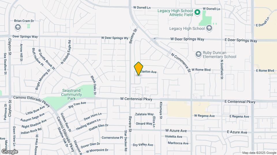 6525 Bismark Hills St Map and Location Details