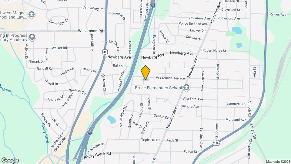 1112 N Beddingfield Dr Map and Location Details