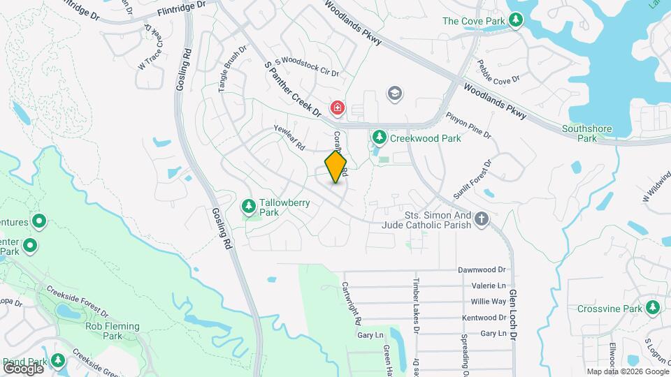 2 Ground Brier Ct Map and Location Details