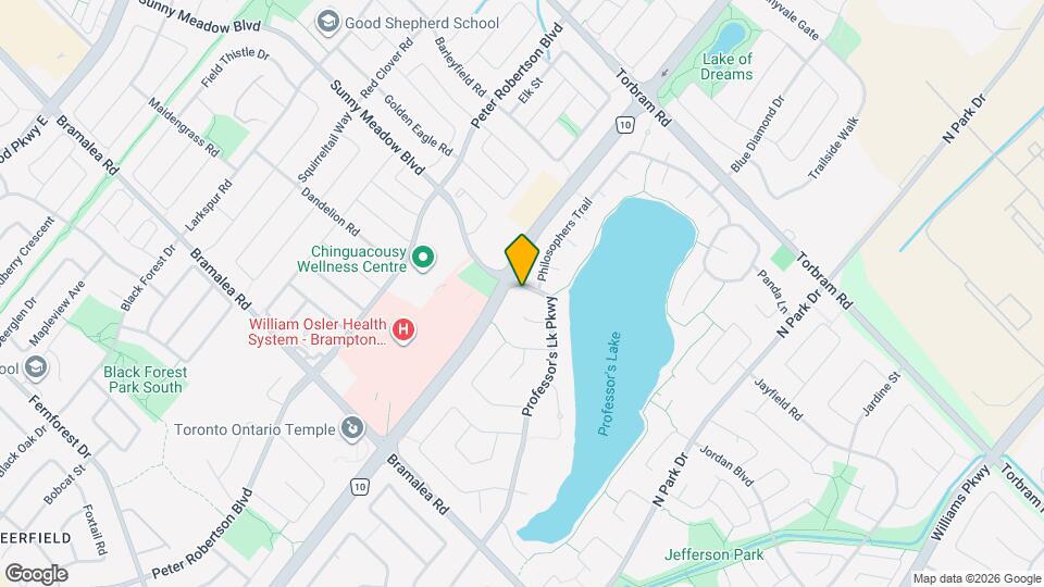 90 Professor's Lk Pkwy Map and Location Details