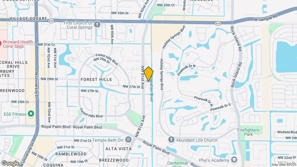 2771 Riverside Dr, Unit 2771 Map and Location Details