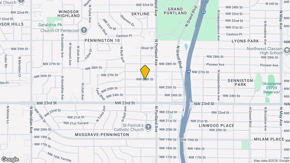 3732 NW 26th St Map and Location Details