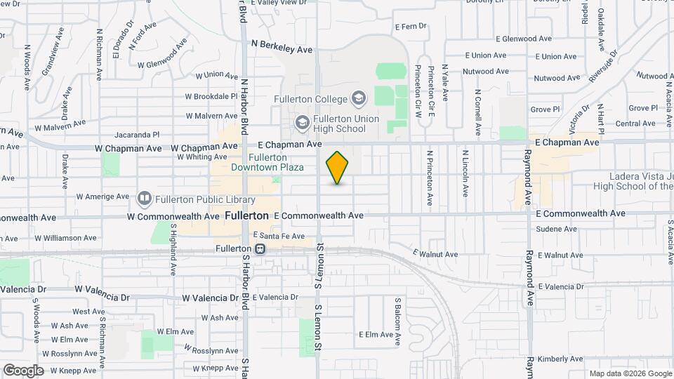325 E Amerige Ave Mapa y Detalles de la Ubicación