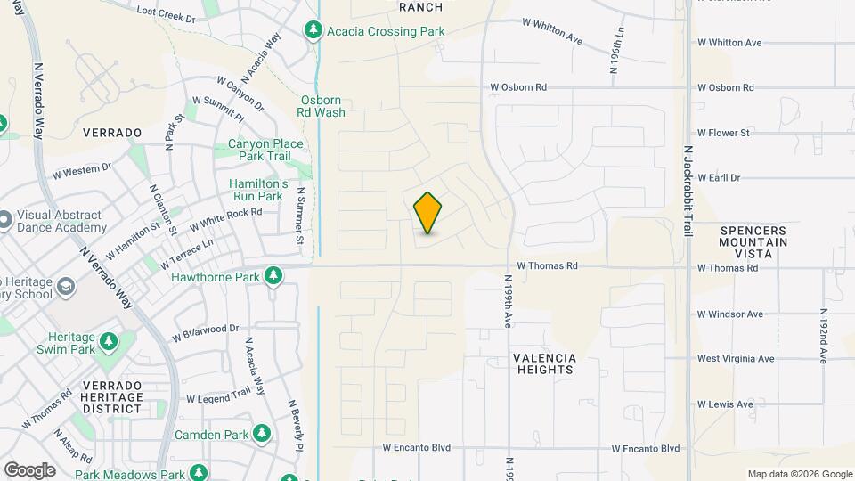 20132 W Catalina Dr Map and Location Details