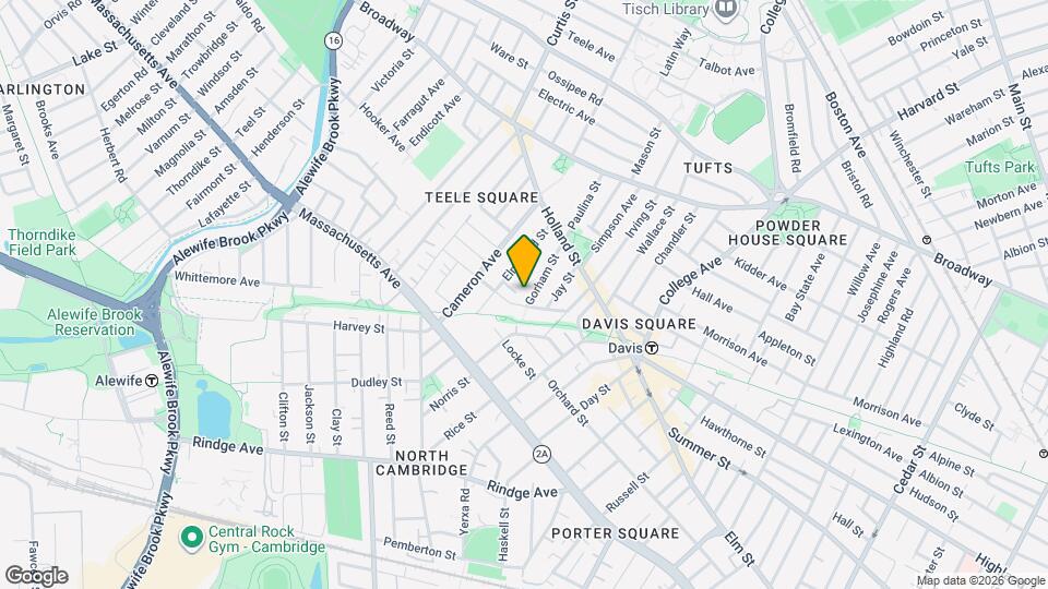 55 Gorham St, Unit 1 Map and Location Details