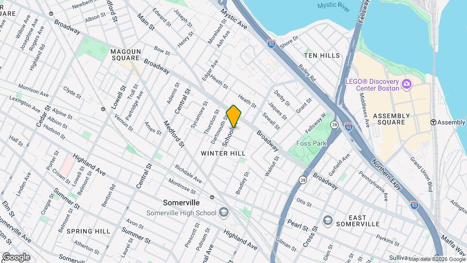 243 School St Map and Location Details