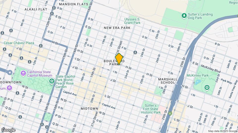 2124 H St Mapa y Detalles de la Ubicación