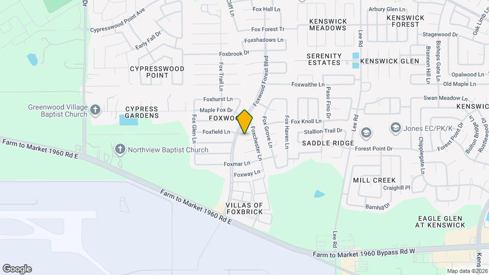7207 Foxwick Ln Map and Location Details